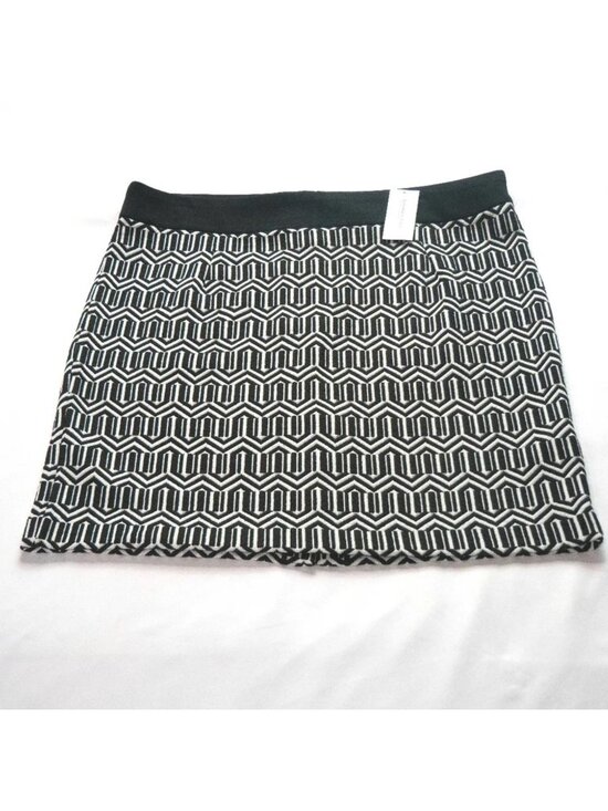 Banana Republic Dresses & Skirts - Banana Republic 14 Black White Geometric Jacquard Pencil Skirt NWT